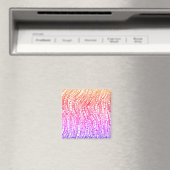 Abstrakte Feder & Tinte Geometrische Formen Magnet (In Situ (Geschirrspüler))