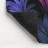 Abstrakte Federfarben Mousepad (Ecke)