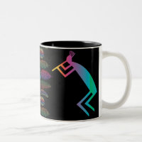 Abstrakte Federn Höhle Kokopelli
