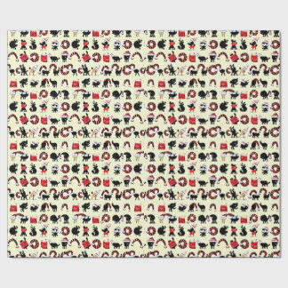 Abstrakte Feierlichkeiten: Von Tieren Inspiriert W Geschenkpapier