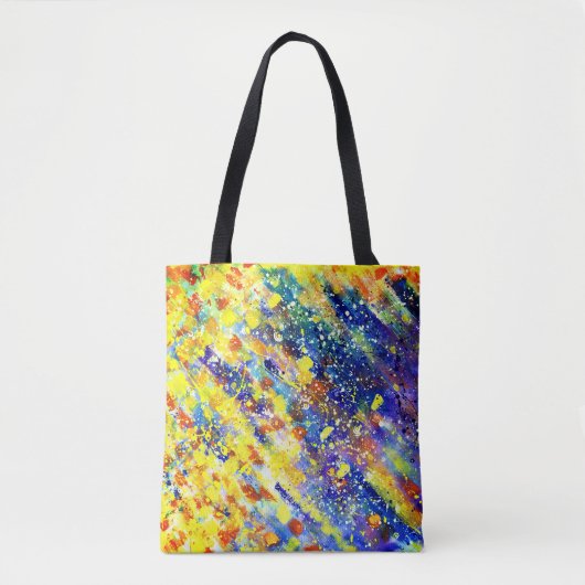 Abstrakte, feine Farben Tasche (Vorderseite)