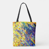 Abstrakte, feine Farben Tasche (Rückseite)