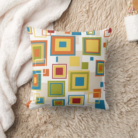 Abstrakte Felder Kissen (Decke)