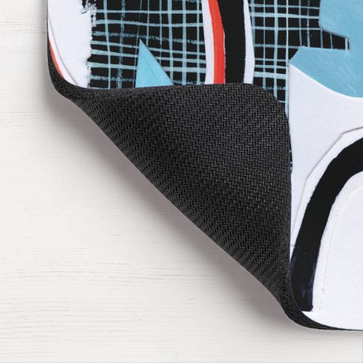 Abstrakte Feldfahrt Mousepad (Ecke)