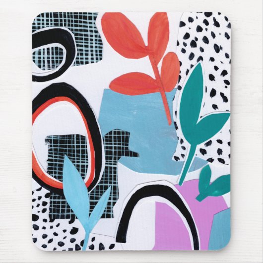 Abstrakte Feldfahrt Mousepad (Vorne)