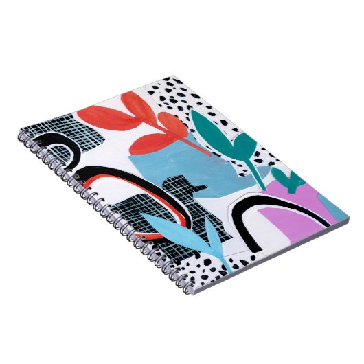 Abstrakte Feldfahrt Notizblock (Rechte Seite)