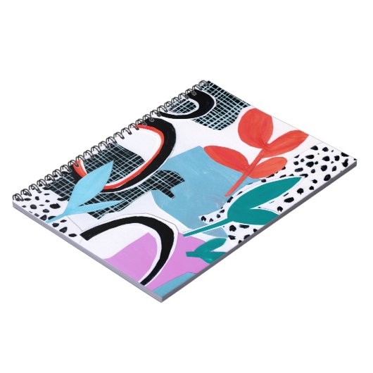 Abstrakte Feldfahrt Notizblock (Linke Seite)