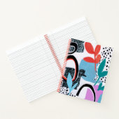 Abstrakte Feldfahrt Notizblock (Innenseite)