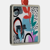 Abstrakte Feldfahrt Ornament Aus Metall (Rechts)