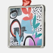 Abstrakte Feldfahrt Ornament Aus Metall (Links)