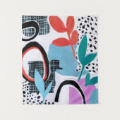 Abstrakte Feldfahrt Wandteppich (Vorderseite)