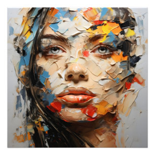 Abstrakte Female-Farben Fotodruck