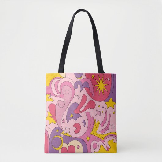 Abstrakte Feminine Art Bold & Colorful Women's Day Tasche (Vorderseite)