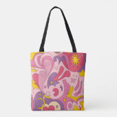 Abstrakte Feminine Art Bold & Colorful Women's Day Tasche (Rückseite)