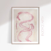 abstrakte feminine Wandkunst Poster