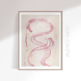abstrakte feminine Wandkunst Poster
