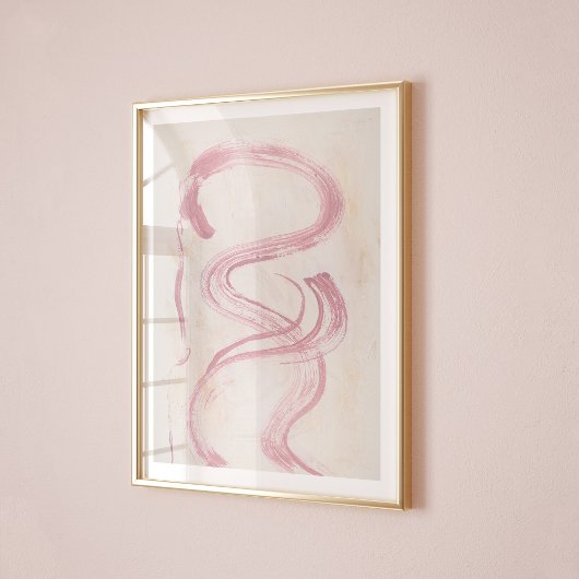 abstrakte feminine Wandkunst Poster