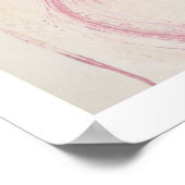 abstrakte feminine Wandkunst Poster (Ecke)