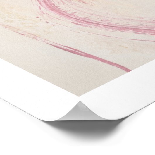 abstrakte feminine Wandkunst Poster (Ecke)