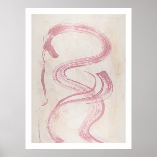 abstrakte feminine Wandkunst Poster (Vorne)