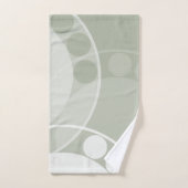 Abstrakte Fern - neutrale Färbung - Handtuchhalter Badhandtuch Set (Handtuch)