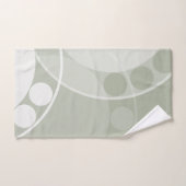 Abstrakte Fern - neutrale Färbung - Handtuchhalter Badhandtuch Set (Handtuch)