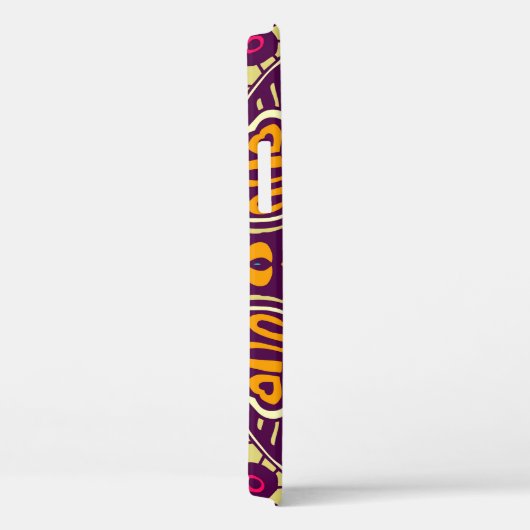 Abstrakte festliche bunt grunge ethnische Stammesk Case-Mate iPhone Hülle (Rückseite / Rechts)