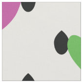 Abstrakte fette Berry Fun Erdbeeren mit Samen Stoff (Nahaufnahme)