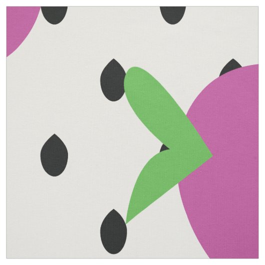 Abstrakte fette Berry Fun Erdbeeren mit Samen Stoff (Muster)