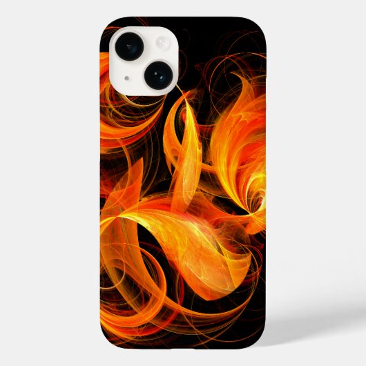 Abstrakte Feuerball-Kunst Case-Mate iPhone Hülle (Rückseite)