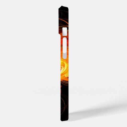 Abstrakte Feuerball-Kunst Case-Mate iPhone Hülle (Rückseite / Links)