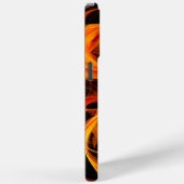 Abstrakte Feuerball-Kunst Case-Mate iPhone Hülle (Rückseite / Rechts)