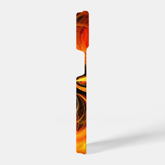 Abstrakte Feuerball-Kunst iPhone Hülle (Rechte Seite)