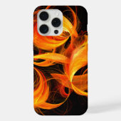 Abstrakte Feuerball-Kunst iPhone Hülle (Rückseite)