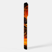 Abstrakte Feuerball-Kunst iPhone Hülle (Rechte Seite)