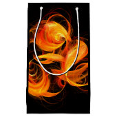 Abstrakte Feuerball-Kunst Kleine Geschenktüte (Vorderseite)