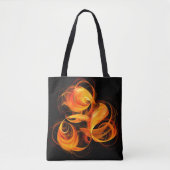 Abstrakte Feuerball-Kunst Tasche (Vorderseite)