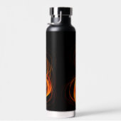 Abstrakte Feuerball-Kunst Trinkflasche (Rechts)