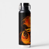 Abstrakte Feuerball-Kunst Trinkflasche (Vorne)
