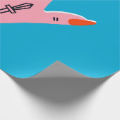 Abstrakte Feuerfinger Geschenkpapier (Ecke)