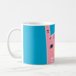 Abstrakte Feuerfinger Kaffeetasse