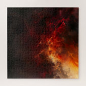 Abstrakte Feuerkunst Puzzle (Horizontal)