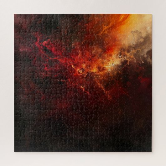 Abstrakte Feuerkunst Puzzle (Vertikal)