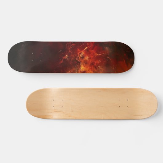 Abstrakte Feuerkunst Skateboard (Horizontal)