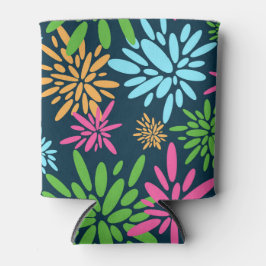 Abstrakte Feuerwerke Blume Cooler Dosenkühler