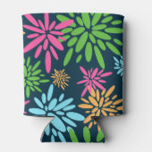 Abstrakte Feuerwerke Blume Cooler Dosenkühler (Rückseite)