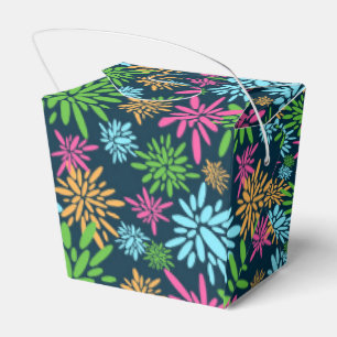 Abstrakte Feuerwerkskörper-Blume Gefälligkeitsbox Geschenkschachtel