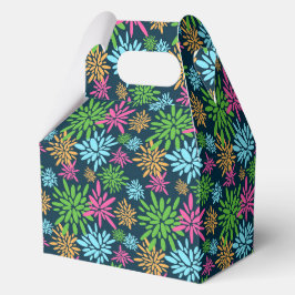 Abstrakte Feuerwerkskörper-Blume Gefälligkeitsbox Geschenkschachtel