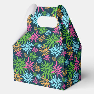 Abstrakte Feuerwerkskörper-Blume Gefälligkeitsbox Geschenkschachtel