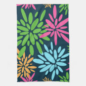 Abstrakte Feuerwerkskörper Blume Küchentücher (Vertikal)